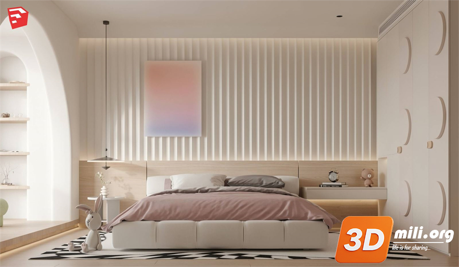 Children Room Scenes Skp FIles 